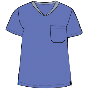 Moldes de confeccion para UNIFORMES Camisas Ambo enfermera 9460